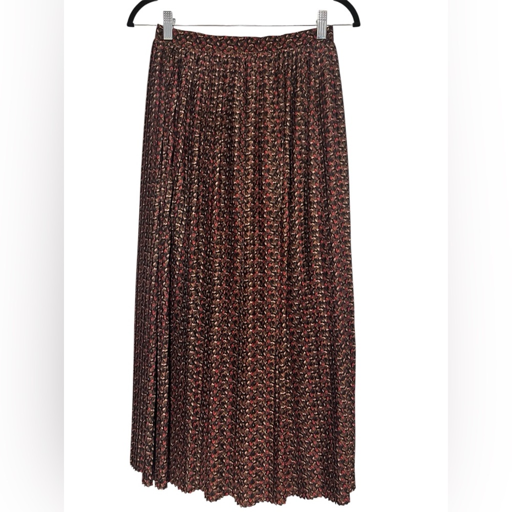 Bonobos Patterned Maxi Skirt - Black and Brown